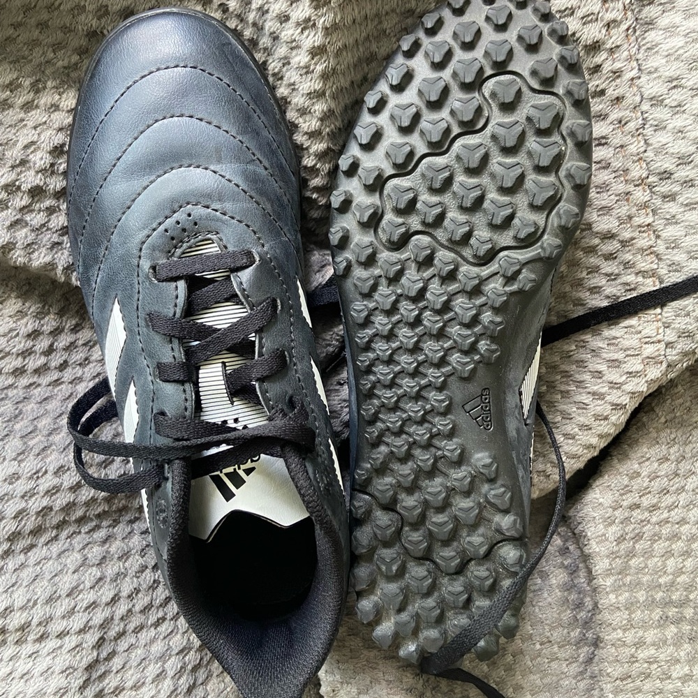 Adidas Kids Black and White Sneakers